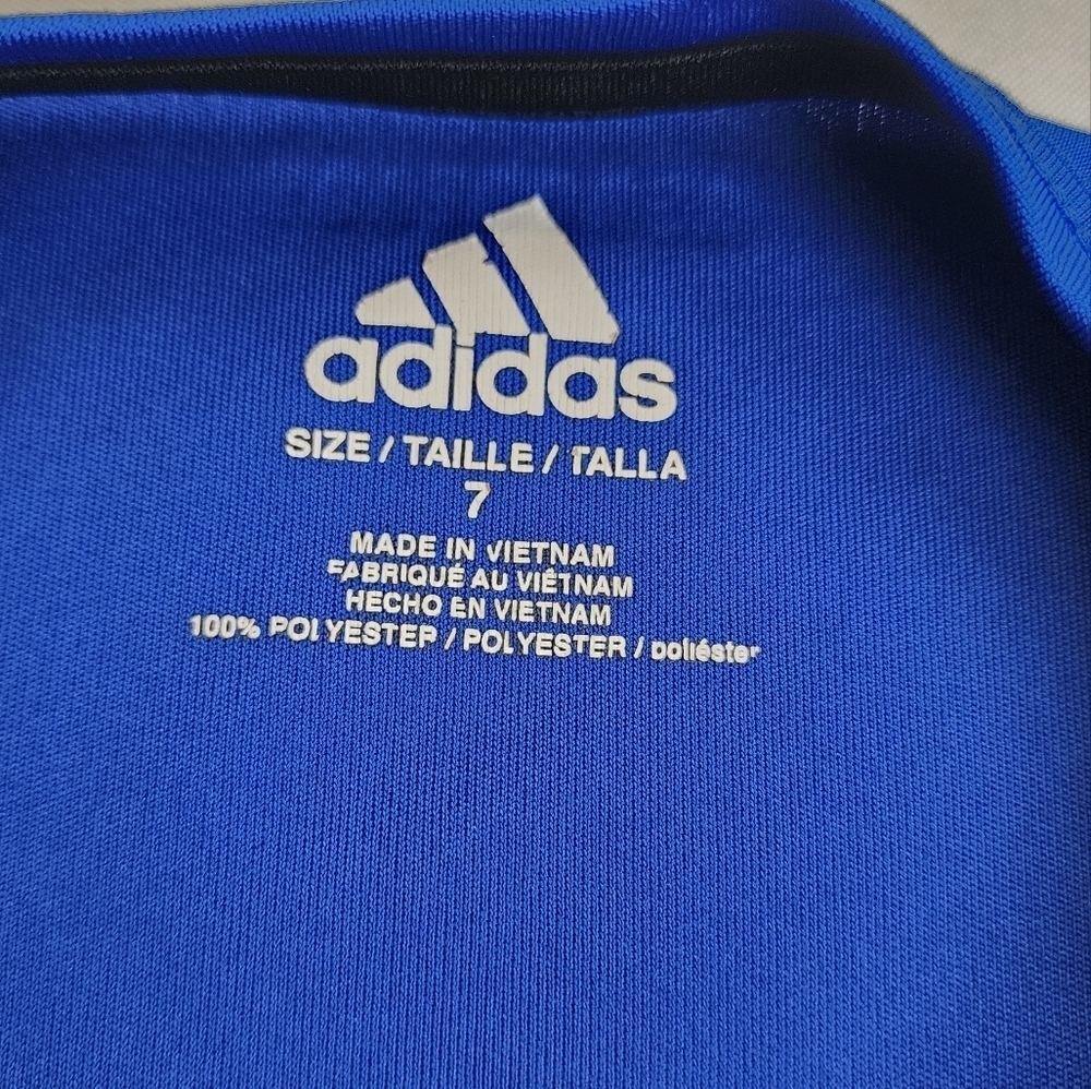 Adidas Blue Short Sleeve T-Shirt - Picture 8 of 8